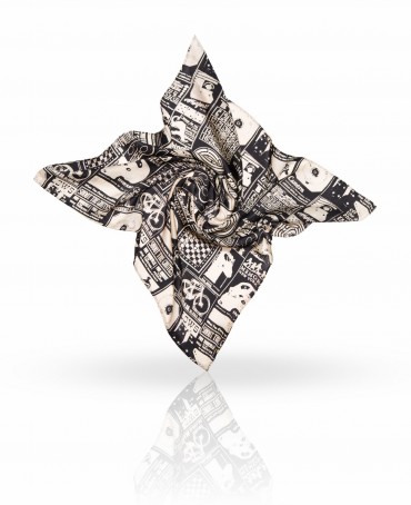 Шейный Платочек Женский SS-AD.VINTAGE/BL